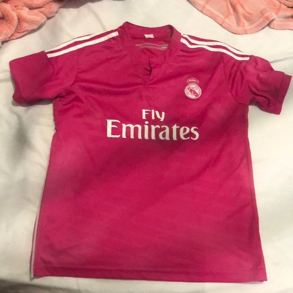 real madrid pink jersey